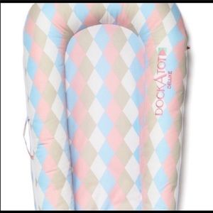 Dock A Tot Deluxe Stage 1 with Pink Argyle Cover